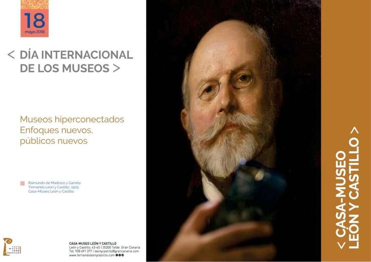 Terraza para tertulia en la Casa-Museo León y Castillo (Foto TA)